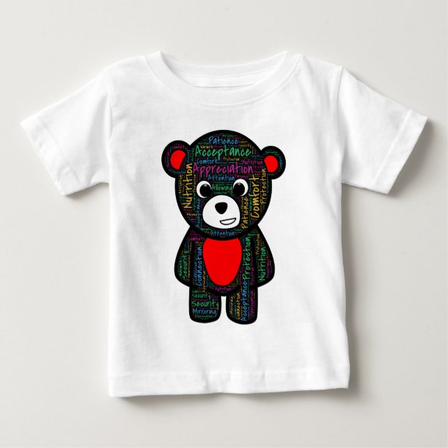 Teddy offers guidance on what every child needs. tröja (Framsida)