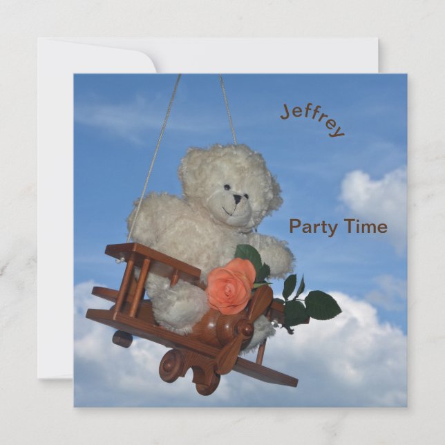 Teddy på resor - Kort (Framsida)