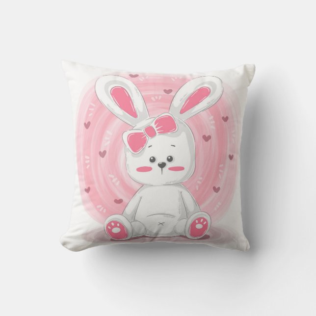 Teddy Rabbit Kudde (Framsida)