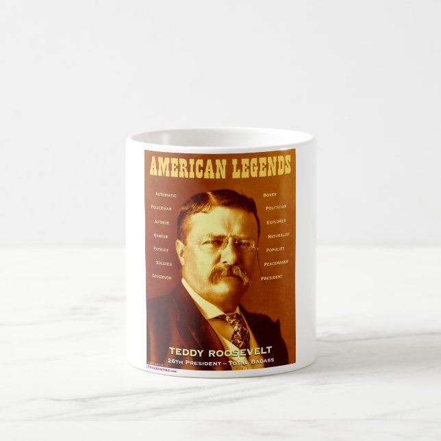 Teddy Roosevelt 11oz Mugg (Center)