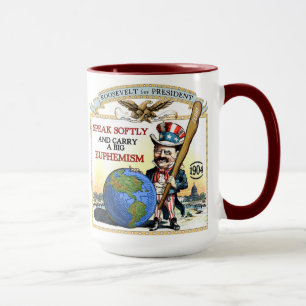 Teddy Roosevelt 1904 kampanjmugg Mugg
