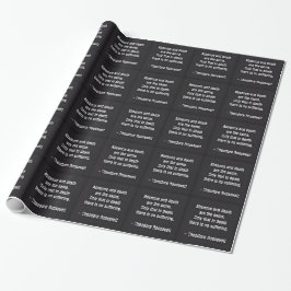 Teddy Roosevelt Citat - Frånvaro Och Död Presentpapper