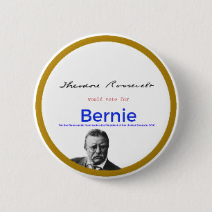Teddy Roosevelt för Bernie slipmaskiner Knapp