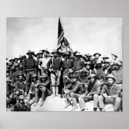 Teddy Roosevelt och de rå riderna Poster