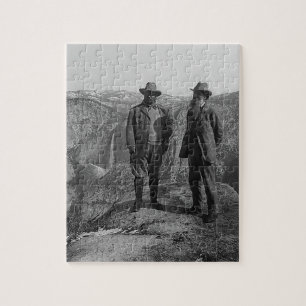 Teddy Roosevelt och John Muir i Yosemite Pussel