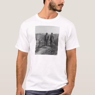 Teddy Roosevelt och John Muir i Yosemite T-shirt