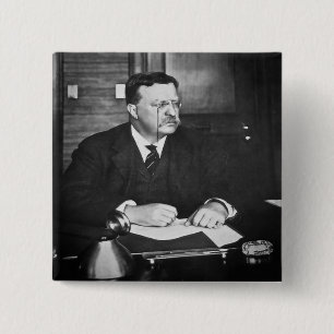 Teddy Roosevelt på arbete i 1912 Knapp