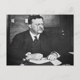 Teddy Roosevelt på jobbet 1912 Vykort