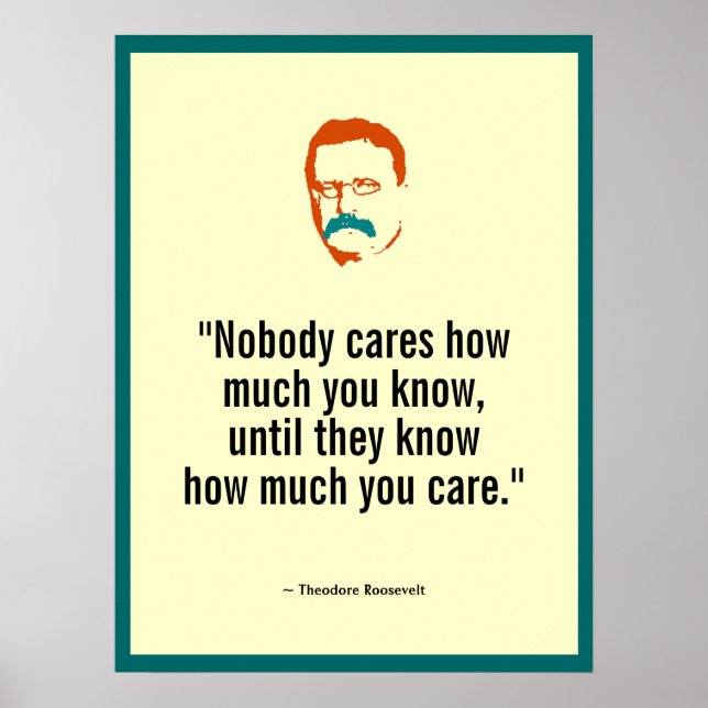 Teddy Roosevelt Poster (Framsidan)