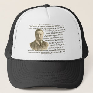 Teddy Roosevelt Quote Truckerkeps