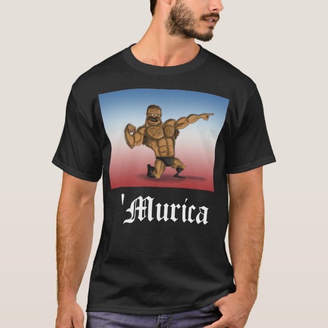 Teddy Roosevelt skjorta T-shirt (Framsida)