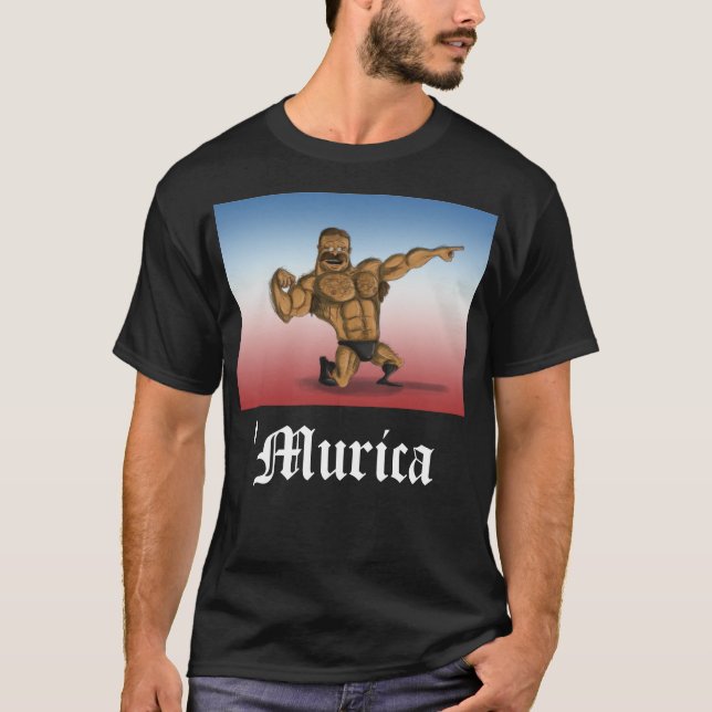 Teddy Roosevelt skjorta T-shirt (Framsida)
