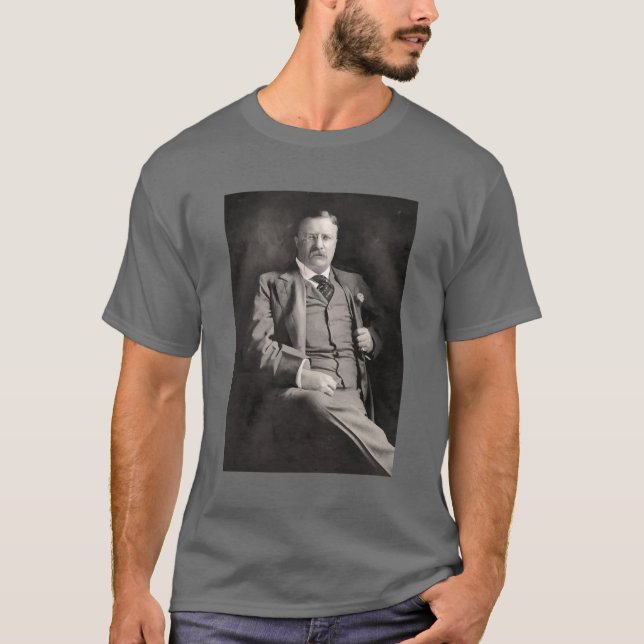 Teddy Roosevelt T-shirt (Framsida)