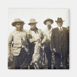 Teddy Roosevelt varg Jakt, 1905 Magnet