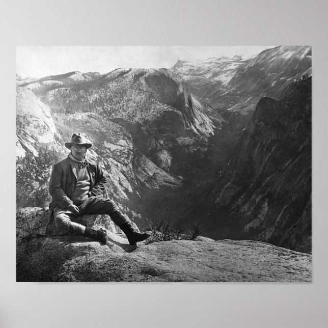 Teddy Roosevelt - Yosemite Circa 1903 Poster (Framsidan)