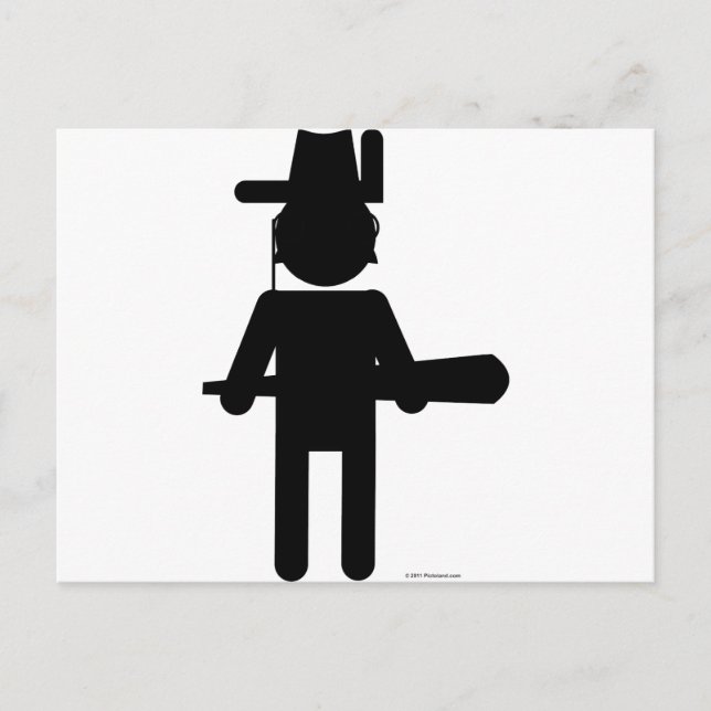 Teddy Roosvelt Vykort (Framsida)