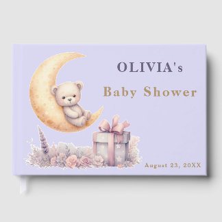 Teddy Rosa Bear Vi kan vänta på samling Gästböcker