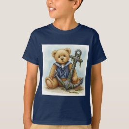 Teddy Sailor med Anchor av Natasha Us T Shirt