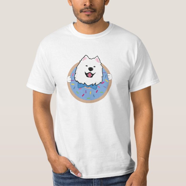Teddy samoyed t shirt (Framsida)
