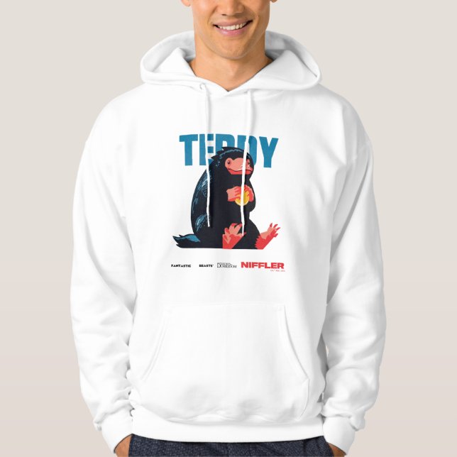 Teddy Vintage Graphic Hoodie (Framsida)