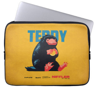 Teddy Vintage Graphic Laptop Fodral