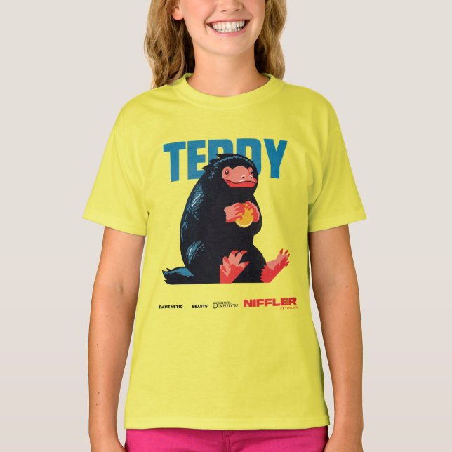 Teddy Vintage Graphic T Shirt (Framsida)