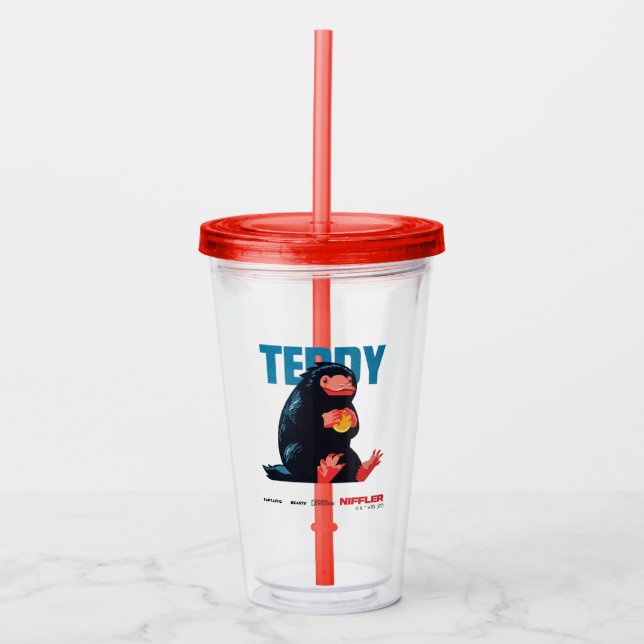 Teddy Vintage Graphic Take Away Mugg (Framsida)
