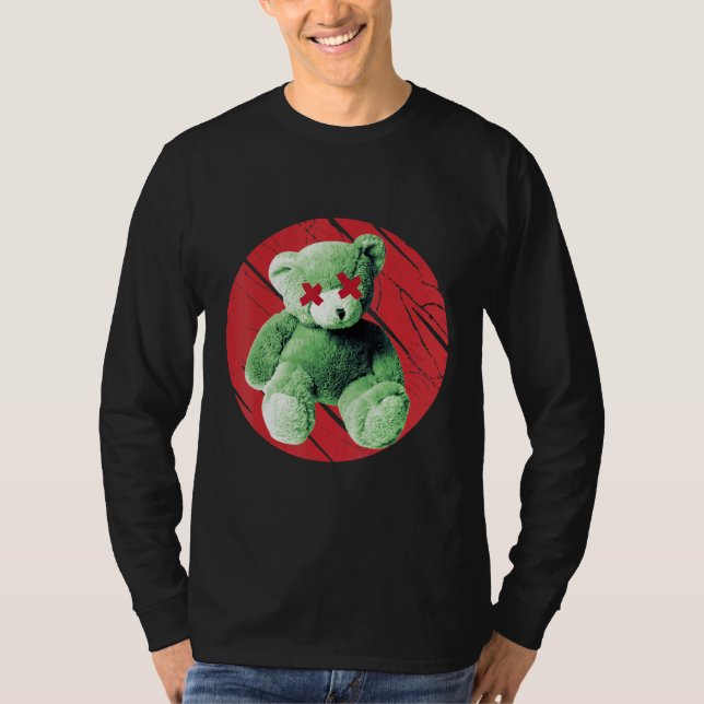 Teddy What Horror Murderous Teddy Bear What T Shirt (Framsida)