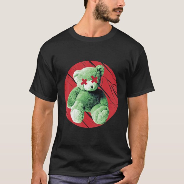 Teddy What Horror Murderous Teddy Bear What T Shirt (Framsida)