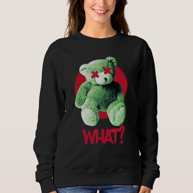 Teddy What Horror Teddy Bear What T Shirt (Framsida)