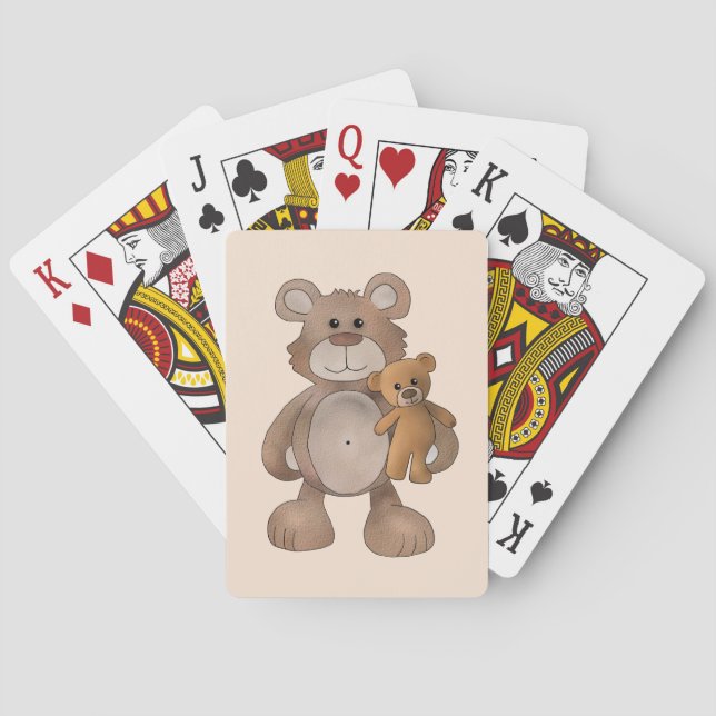 Teddybär Casinokort (Baksidan)
