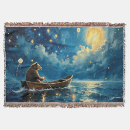 Teddybear fishing dream filt