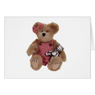 TeddyBearsHug100409 Hälsningskort