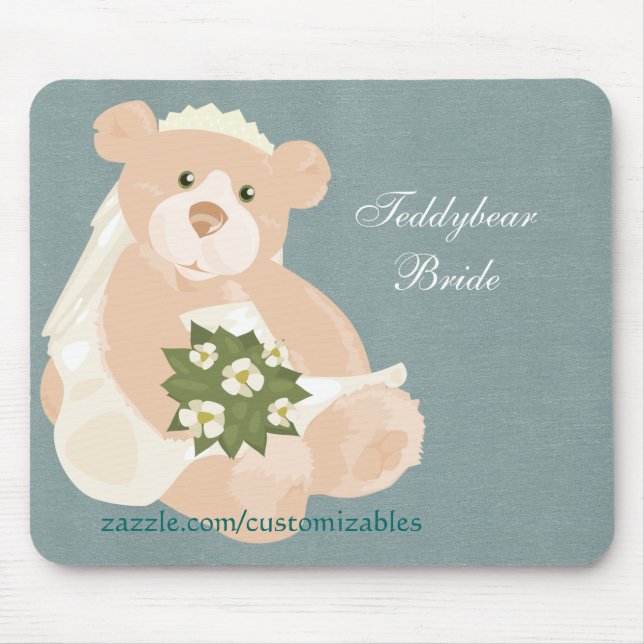 TeddybjörBride Mousepad Musmatta (Framsidan)