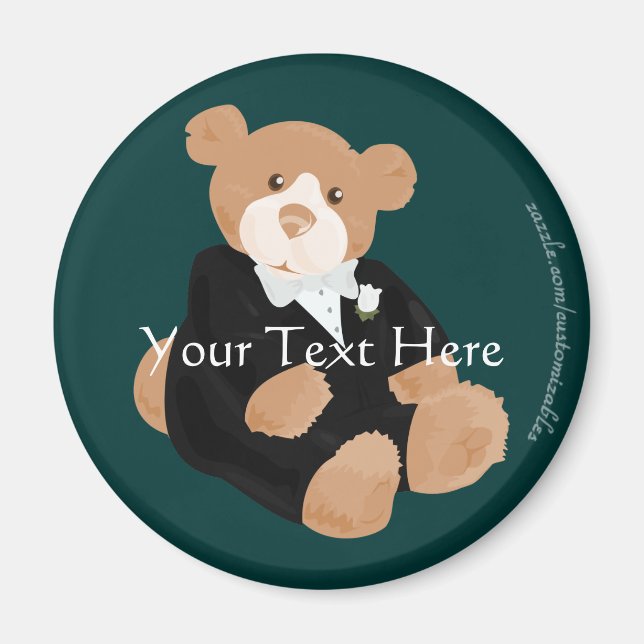 Teddybjörgroom Magnet (Framsidan)