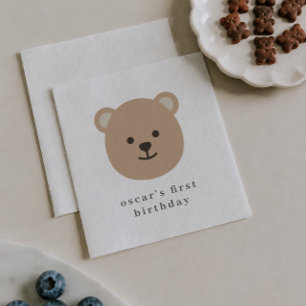 Teddybjörn Ansikte Pappersservett