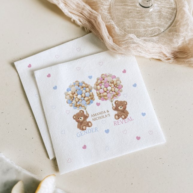 Teddybjörn Baby Kölnettoppen Pappersservett (Skapare uppladdad)