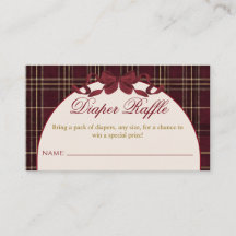 Teddybjörn Baby Shower Flicka Plaidbåge Blöja