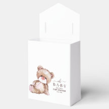 Teddybjörn Baby Shower, Flicka Rosa Björn Baby Sho