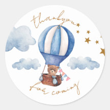 Teddybjörn Baby Shower Tacksamhetsdekal