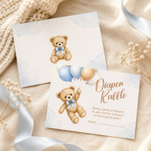 Teddybjörn Babybad Diaperlotteri