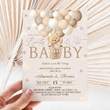 Teddybjörn Babyshower  Nästan Dags
