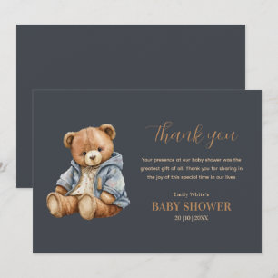 Teddybjörn Bebis Babyshower Inbjudan Kan Nästan In