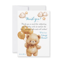 Teddybjörn Beige Ballong 