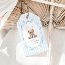 Teddybjörn, Blått band, Blå ränder, Bebis firande
