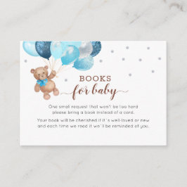 Teddybjörn Bokförfrågan Baby Shower Bilaga