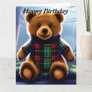 Teddybjörn Födelsedagsgratulationer Kort