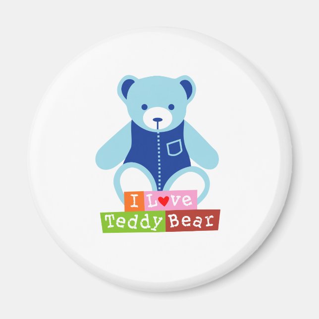 Teddybjörn kärlek magnet (Framsidan)