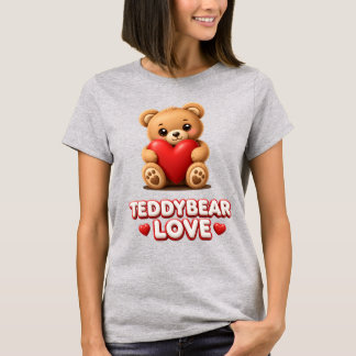 Teddybjörn Kärlek T-Shirt