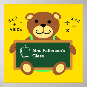 Teddybjörn klass posters